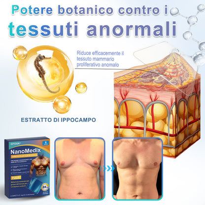 🌊GFOUK® NanoMedix Patch Ginecomastia - Azione Brucia Grassi e Tonificante