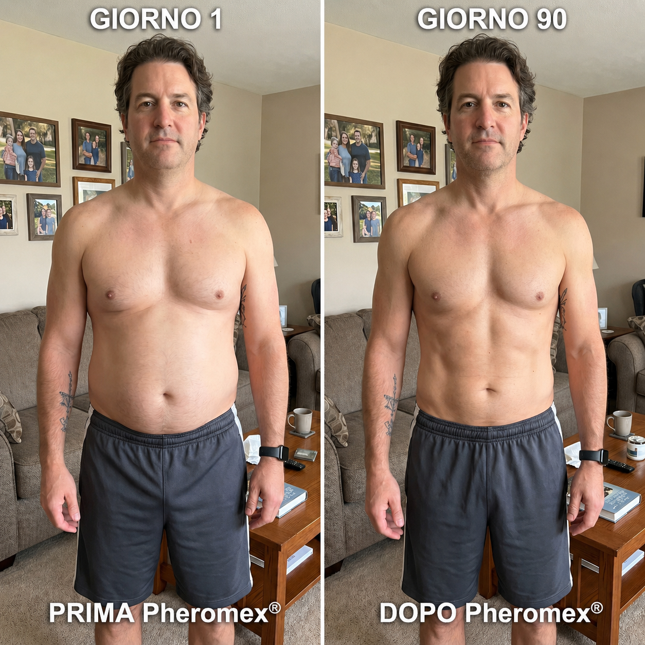 Pheromex® 💪🏻Thermo Peptide Olio Scolpente per il Corpo Trattamento Rassodante per Petto e Core