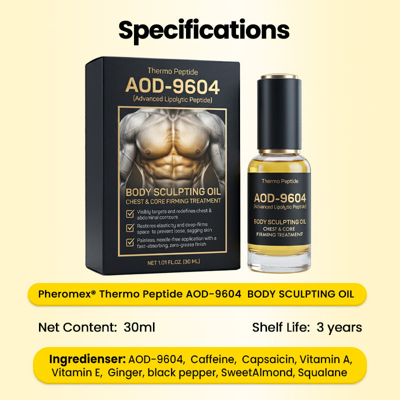 Pheromex® Thermo Peptide Body Scilpting Oil Chest & Core Firming Treatment