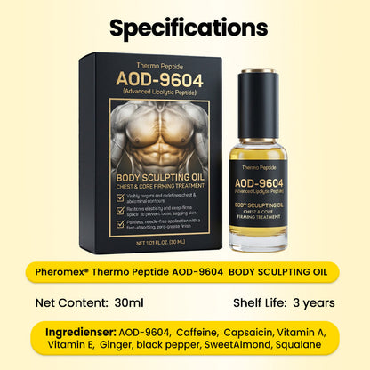 Pheromex® Thermo Peptide Body Scilpting Oil Chest & Core Firming Treatment
