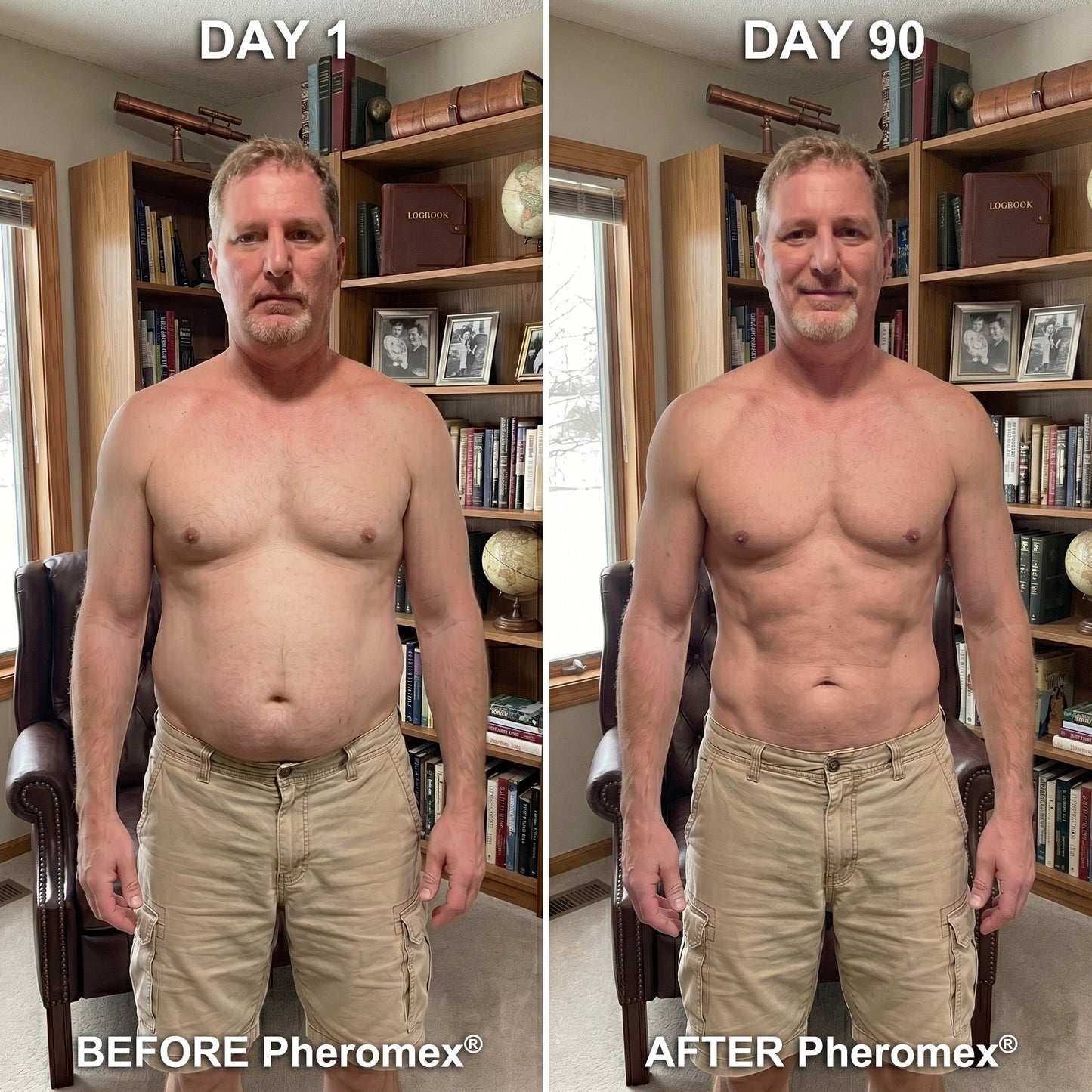 Pheromex® Thermo Peptide Body Scilpting Oil Chest & Core Firming Treatment